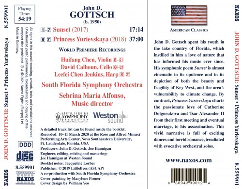 Sebrina María Alfonso, South Florida Symphony Orchestra - Gottsch: Sunset & Princess Yurievskaya (2021) [Hi-Res]