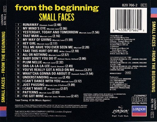 Small Faces - From The Beginning (1967 Reissue) (1989) CD-Rip