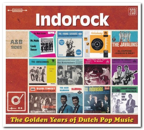 VA - The Golden Years Of Dutch Pop Music - Indorock (A&B Sides) [2CD Set] (2019)