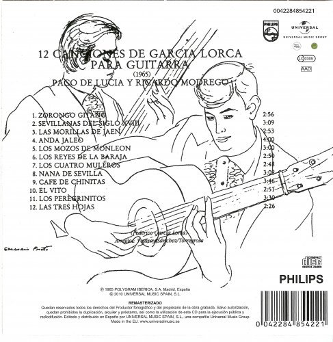 Paco de Lucia & Ricardo Modrego - 12 Canciones de Garcia Lorca para Guitarra (1965) [2002]