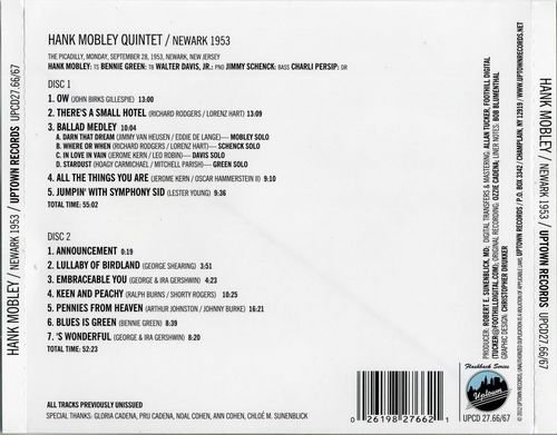 Hank Mobley - Newark 1953 (2012)