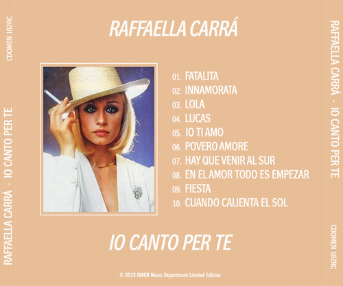 Raffaella Carra - Io Canto Per Te (2013) CD-Rip