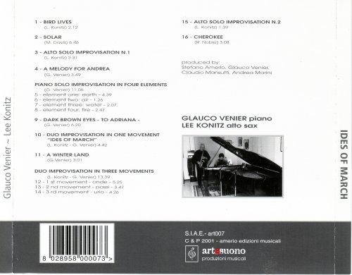Glauco Venier, Lee Konitz - Ides of March (2001) FLAC