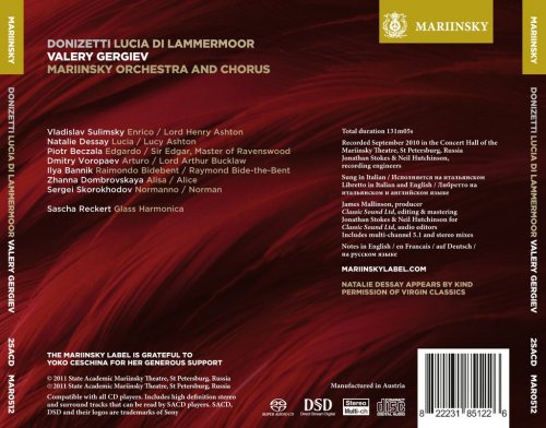 Valery Gergiev, Mariinsky - Donizetti: Lucia di Lammermoor (2011) [SACD]