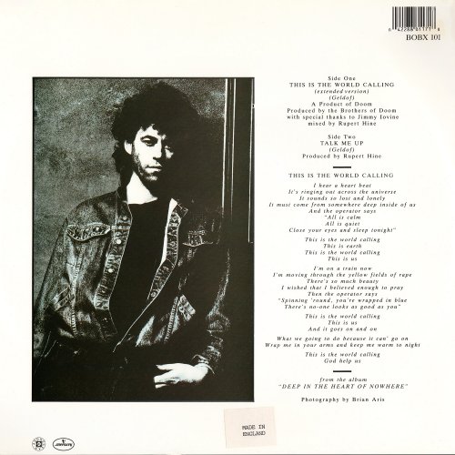 Bob Geldof - This Is The World Calling (UK 12") (1986)