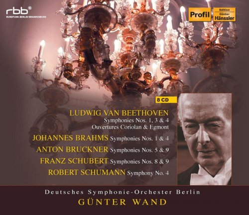 Deutsches Symphonie-Orchester Berlin, Günter Wand - Orchestral Music - BEETHOVEN, L. van / SCHUBERT, F. / SCHUMANN, R. / BRAHMS, J. / BRUCKNER, A. (Berlin Deutsches Symphony, Wand) (2009)