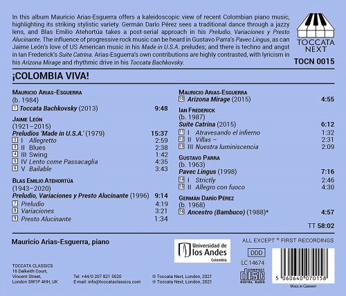 Mauricio Arias-Esguerra - ¡Colombia viva! (2021) [Hi-Res]
