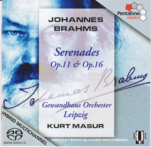 Kurt Masur, Gewandhausorchester Leipzig - Brahms: Serenades Nos. 1 & 2 (1981) [2007 SACD]