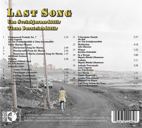 Una Sveinbjarnardottir & Tinna Þorsteinsdóttir - Last Song (2021) [DSD & Hi-Res]