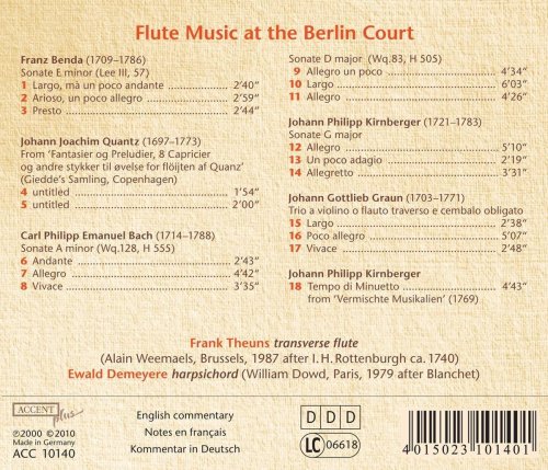 Frank Theuns & Ewald Demeyere - Flute Music at the Berlin Court (2010)