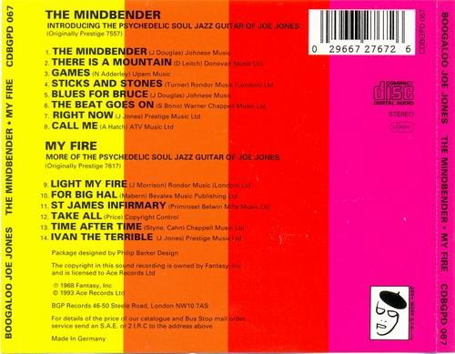 Boogaloo Joe Jones - The Minbender & My Fire (1993)