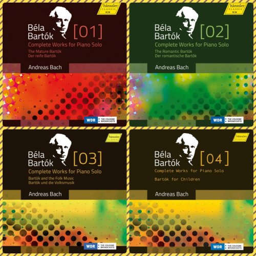 Andreas Bach - Bartók: Complete Works for Piano Solo, Vol. 1-4 (2015)