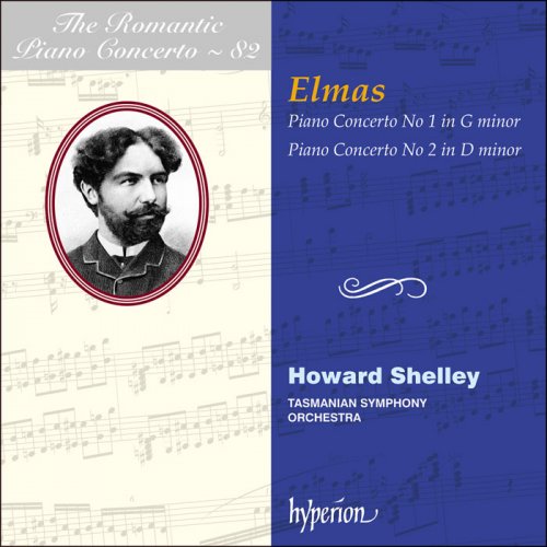 Howard Shelley & Tasmanian Symphony Orchestra - Elmas: Piano Concertos (2021) [Hi-Res]