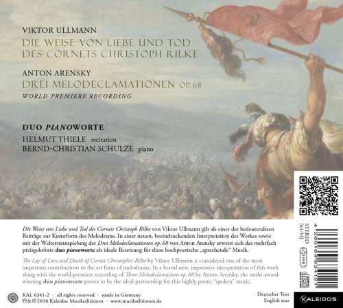 Helmut Thiele - Ullmann & Arensky: Works for Recitation & Piano (2021)