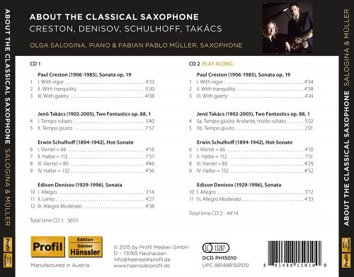 Duo Olga Salogina & Fabian Pablo Müller - About the Classical Saxophone (2015)