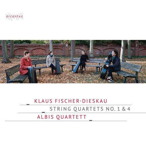 Albis Quartett - Klaus Fischer-Dieskau: String Quartets No. 1 & 4 (2021) [Hi-Res]