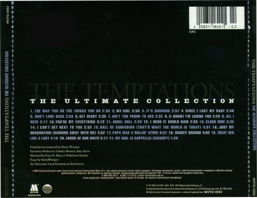 The Temptations - The Ultimate Collection (1997)