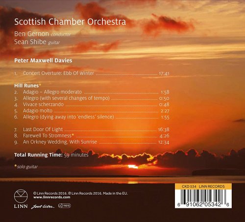 Scottish Chamber Orchestra, Ben Gernon and Sean Shibe - Peter Maxwell Davies: An Orkney Wedding, With Sunrise (2016) [Hi-Res]
