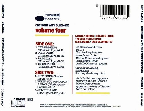 Various - One Night With Blue Note Preserved, Volume 4 (1985)