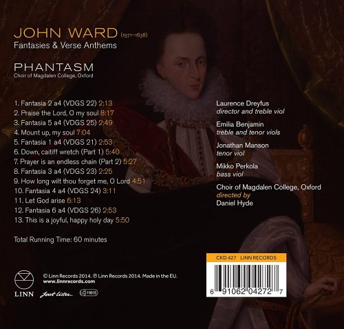 Phantasm, Choir of Magdalen College, Oxford - Ward: Fantasies & Verse Anthems (2014) [Hi-Res]