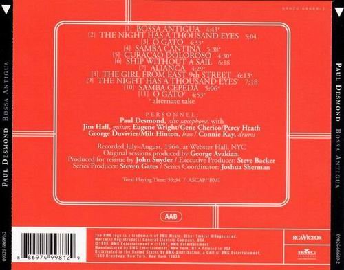 Paul Desmond & Jim Hall - Bossa Antigua (1964)