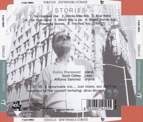 Enrico Pieranunzi With Scott Colley, Antonio Sanchez - Stories (2014) CD Rip