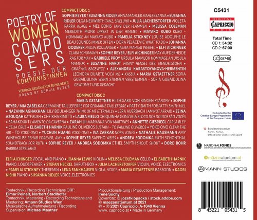 Sophie Reyer - Poetry of Women Composers (2021)