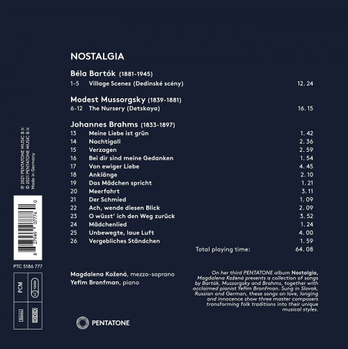 Yefim Bronfman, Magdalena Kozená - Nostalgia (2021) [Hi-Res]