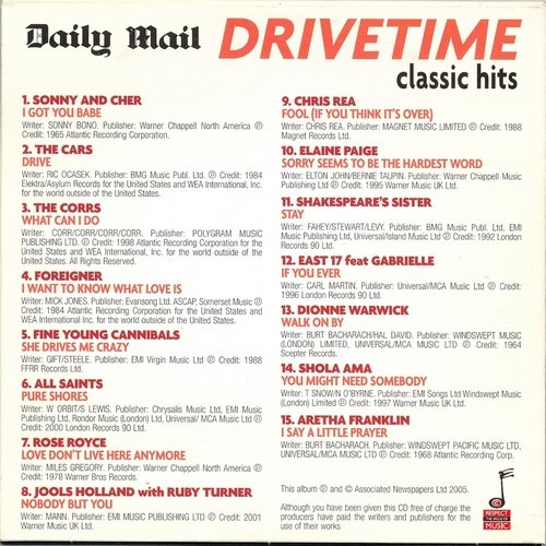 VA - Drivetime: Daily Mail 15 Great Tracks (2007)