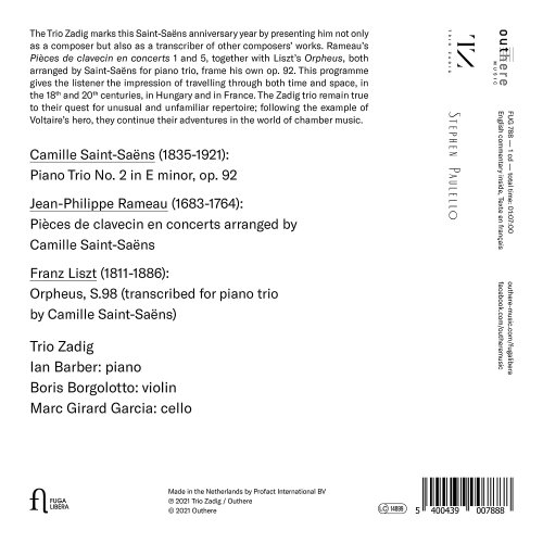 Trio Zadig - Orpheus. Hommage à Saint-Saëns (2021) [Hi-Res]
