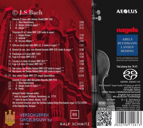 Annegret Siedel & Ute Gremmel-Geuchen - Copyright J.S.Bach (2021) [Hi-Res]