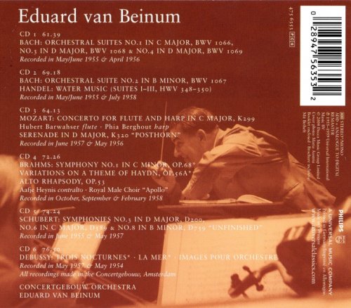 Eduard van Beinum - Philips Recordings 1954-1958 (2005)