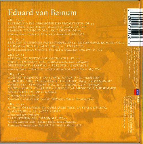 Eduard van Beinum - Decca Recordings 1948-1953 (2003)