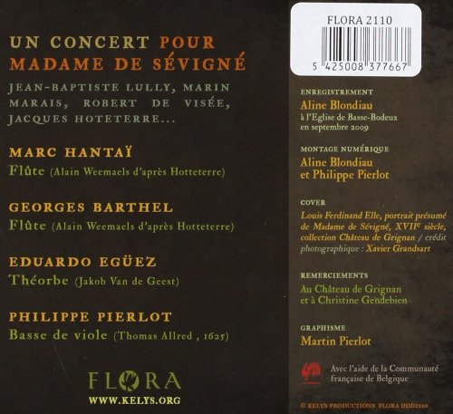 Marc Hantaï, Georges Barthel, Eduardo Egüez, Philippe Pierlot - Un concert pour Madame de Sévigné (2010)