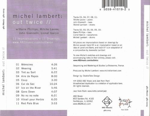 Michel Lambert - Out Twice (2003)