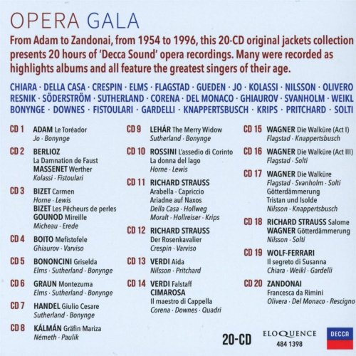 VA - Opera Gala (2020) [20CD Box Set]