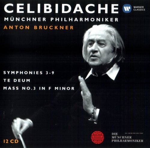 Sergiu Celibidache - Bruckner: Symphonies Nos. 3-9; Mass in F minor; Te Deum (2011) [12CD Box Set]