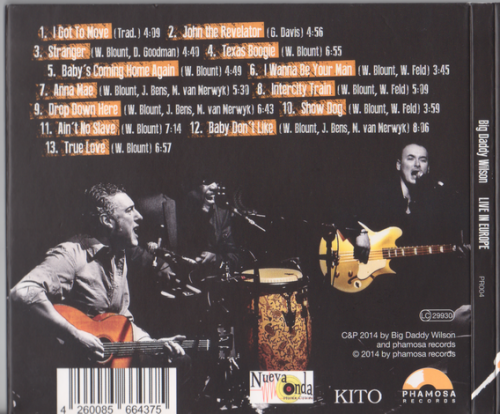 Big Daddy Wilson - Live in Europe: From Bremen To Paris (2014)