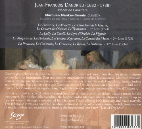 Marouan Mankar-Bennis - Jean-François Dandrieu: Pièces de caractère (2018) [Hi-Res]