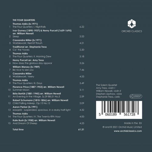 The Solem Quartet - The Four Quarters (2021) [Hi-Res]