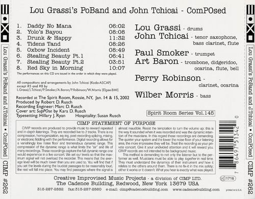 Lou Grassi's PoBand and John Tchicai - ComPOsed (2002)