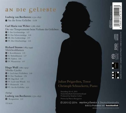 Julian Prégardien & Christoph Schnackertz - An die Geliebte (2015) [Hi-Res]