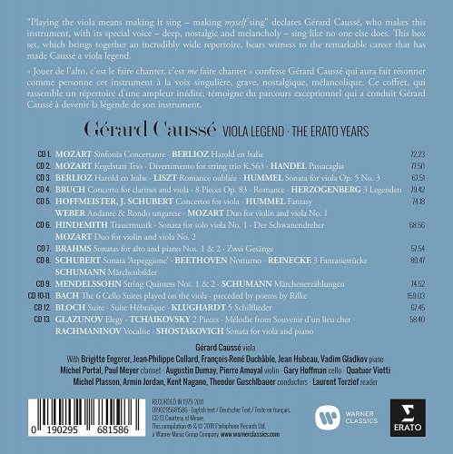 Gérard Caussé - Viola Legend - The Erato Years [13CD] (2018)
