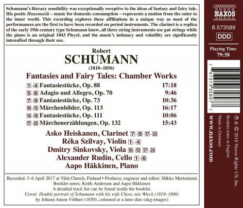 Aapo Häkkinen, Réka Szilvay - Schumann: Fantasies & Fairy Tales (2018) [Hi-Res]