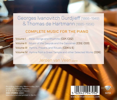 Jeroen Van Veen - Gurdjieff / De Hartmann: Complete Music for the Piano [6CD] (2021) [Hi-Res]