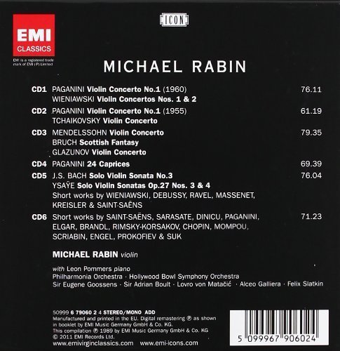 Michael Rabin - Young Genius of the Violin (2011) [6CD Box Set]