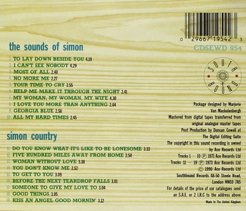 Joe Simon - Sounds of Simon / Simon Country (Reissue) (2008)