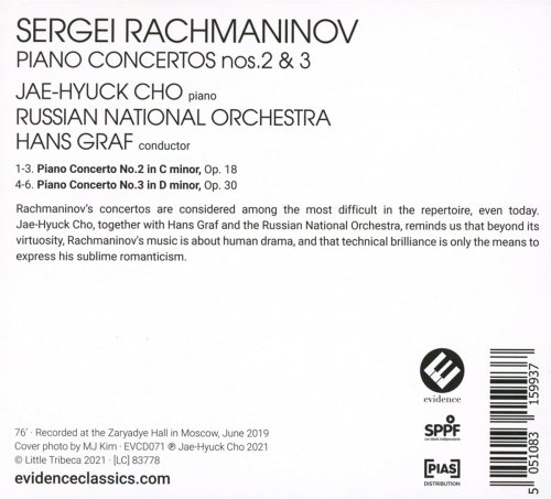 Jae-Hyuck Cho, Russian National Orchestra, Hans Graf - Rachmaninov: Piano Concertos Nos. 2 & 3 (2021) [Hi-Res]