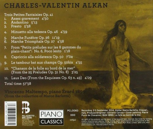 Vincenzo Maltempo - Alkan: Chanson de la folle au bord de la mer (A Collection of Eccentric Piano Works) (2015)