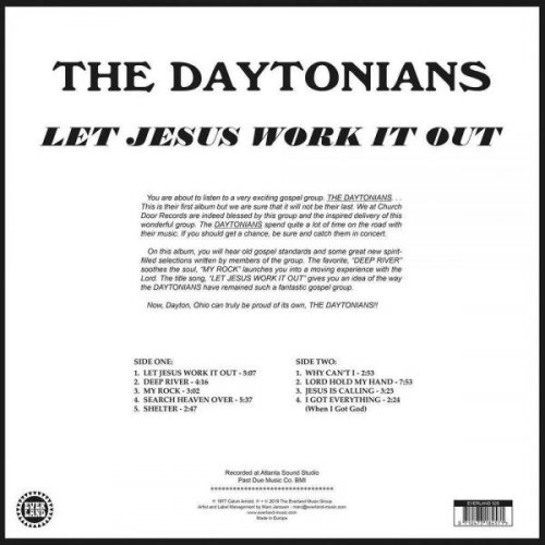 The Daytonians - Let Jesus Work It Out (1977) [2019]
